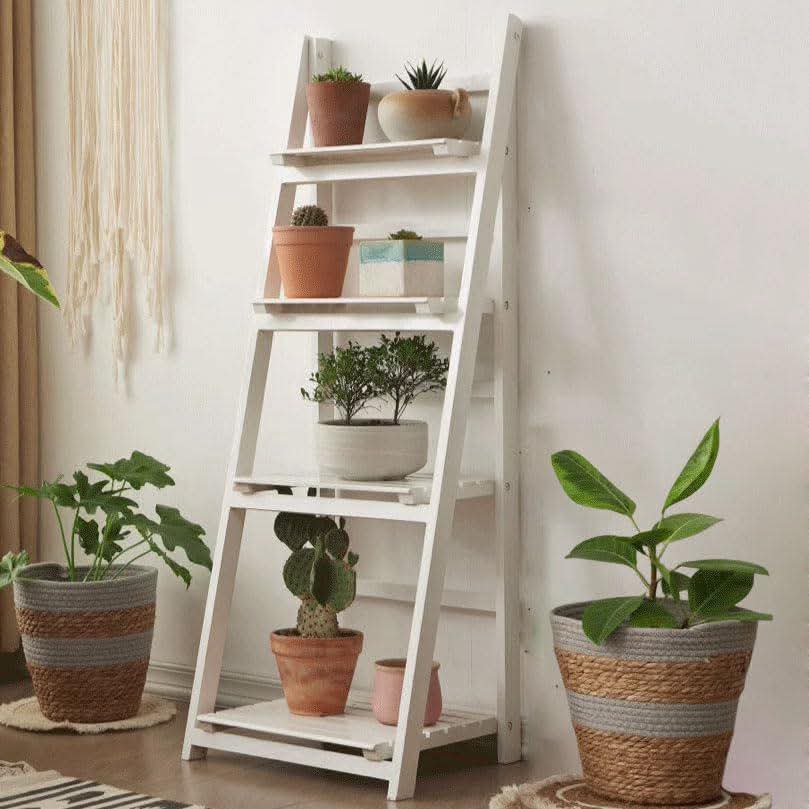 4-Tier Folding Wooden Plant Stand