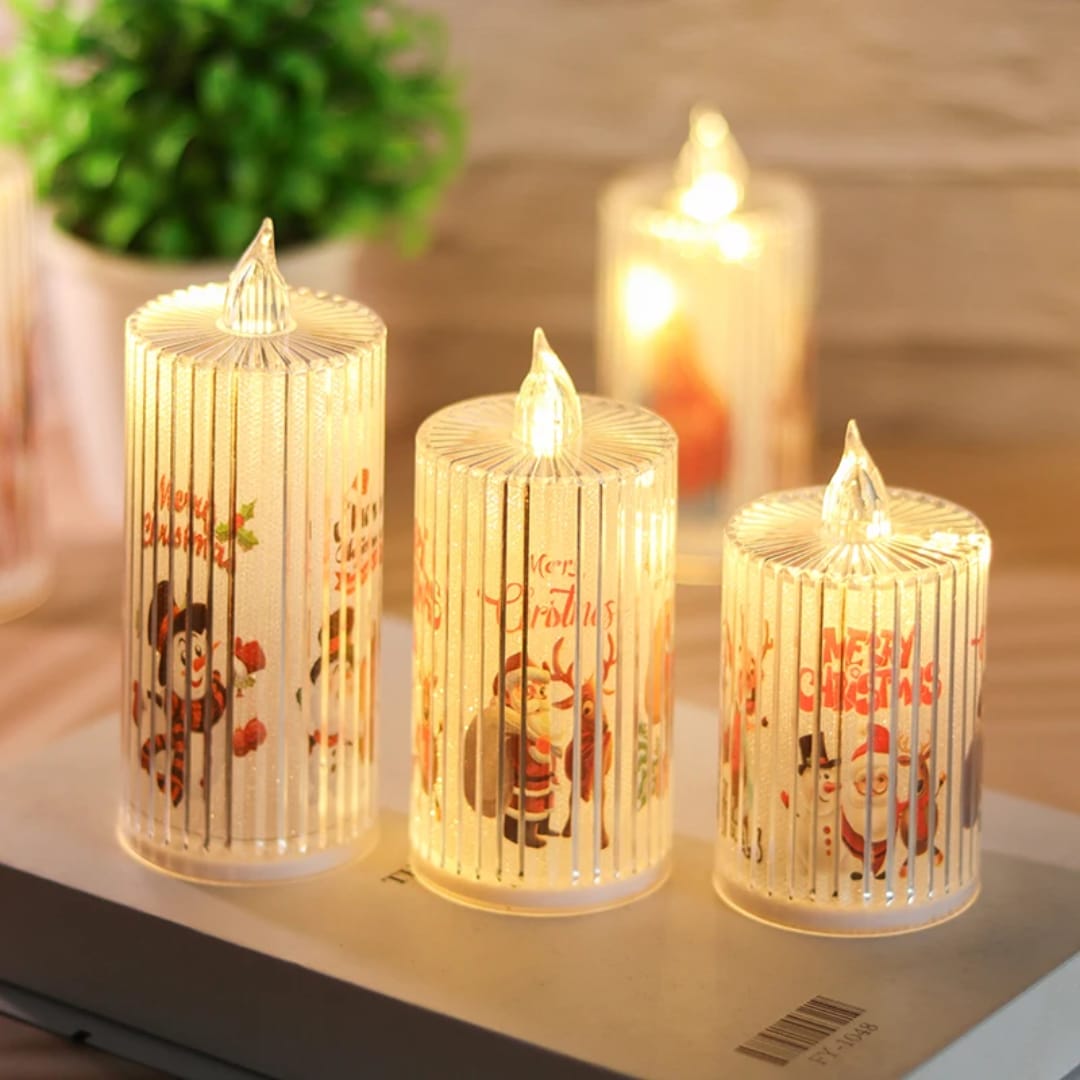 Christmas Light Candles