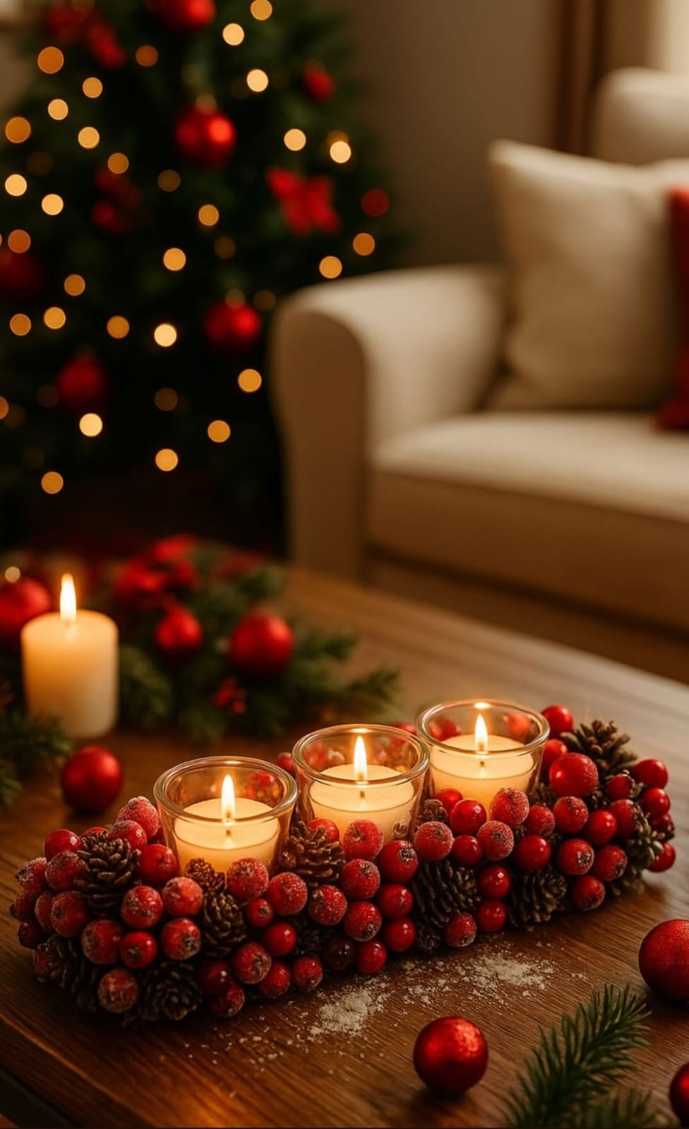 Decorative Christmas Center Piece